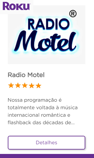Radio Motel | TV App | Roku Channel Store | Roku